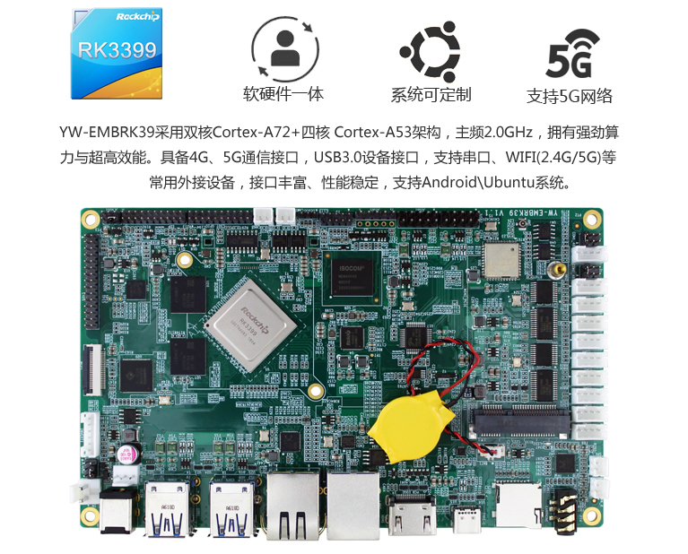 新品發(fā)布|基于Rockchip RK3399處理器、9個(gè)USB接口8個(gè)串口的工業(yè)主板